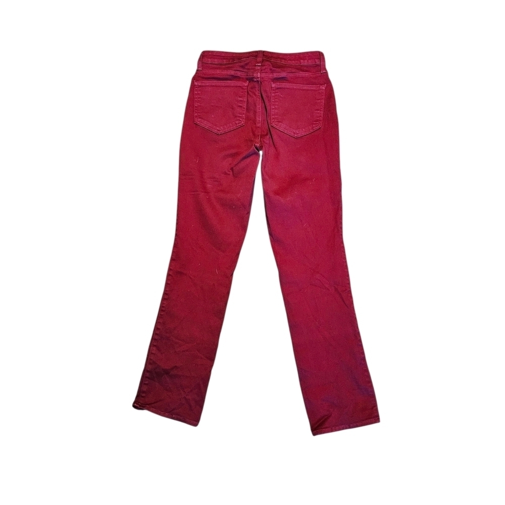 NYDJ Sheri Slim Jeans Red Size 2 - Picture 8 of 16